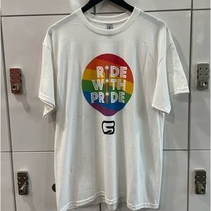 Cyclebar ride with pride tee